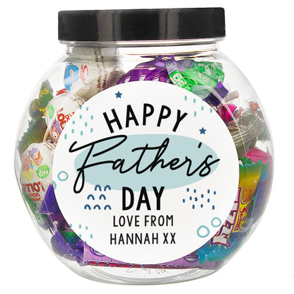 Personalised Father's Day Sweet Jar