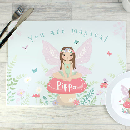 Personalised Toadstool Fairy Placemat