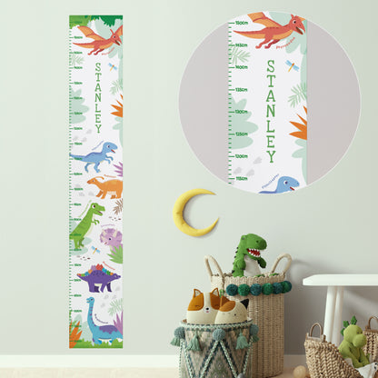 Personalised Dinosaur Height Chart