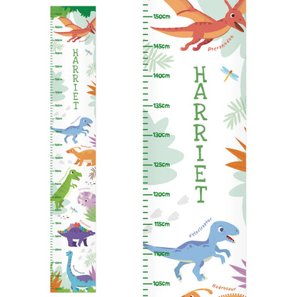 Personalised Dinosaur Height Chart