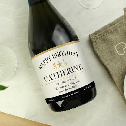 Personalised Classic Prosecco