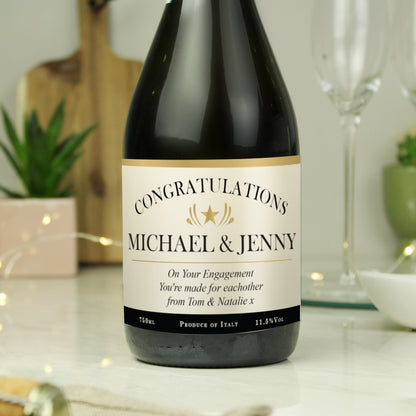 Personalised Classic Prosecco