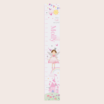 Personalised Fairy Princess Height Chart