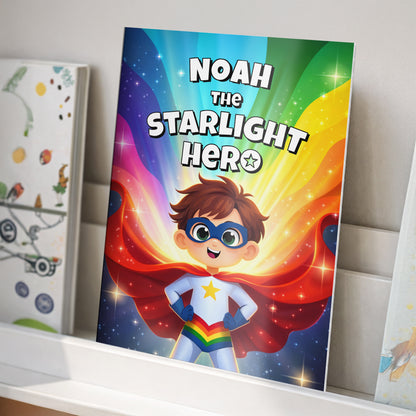 Personalised Starlight Hero Story Book for Boys