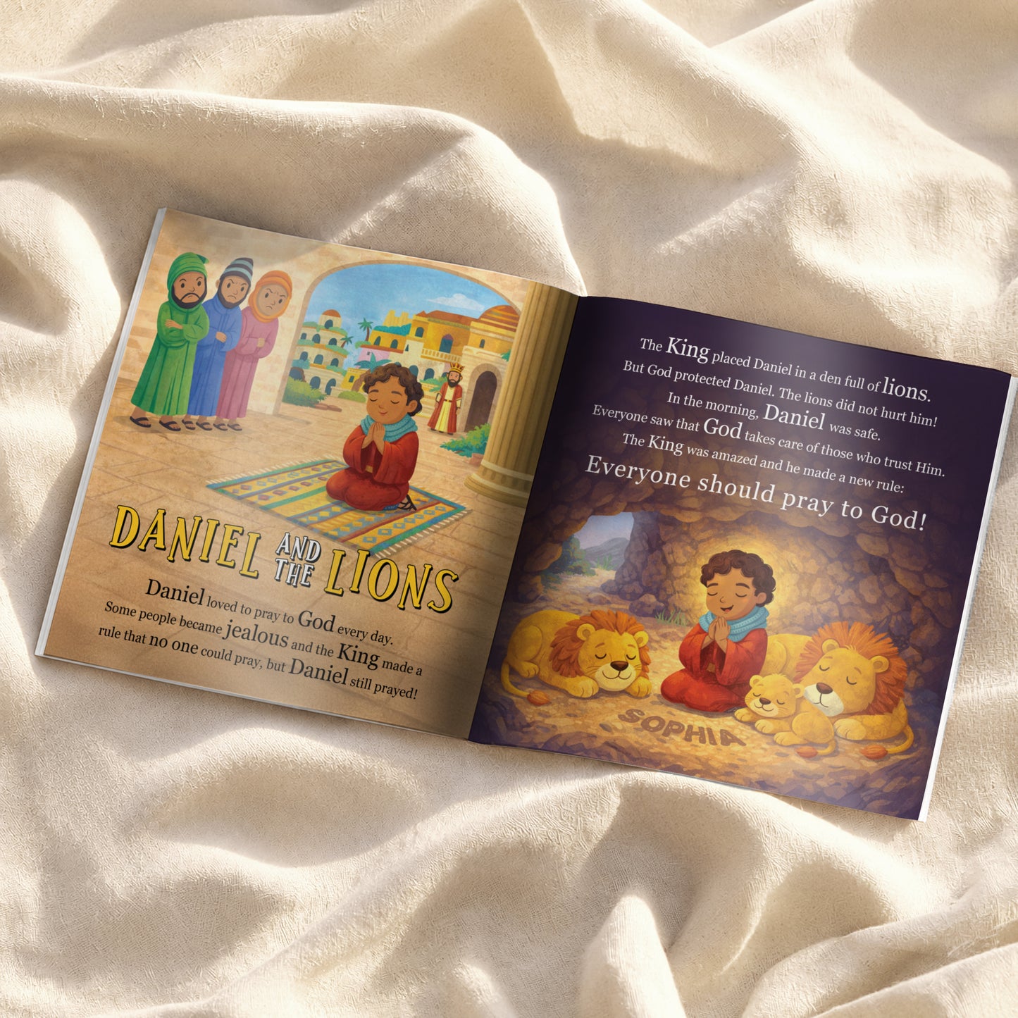 Personalised Childrens Bible Stories Book