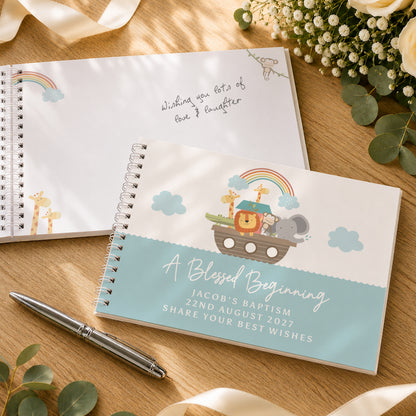 Personalised Noahs Ark Guest Book