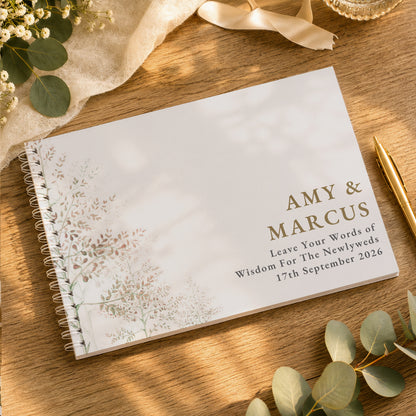 Personalised Pastel Tree Guest Book