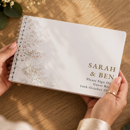 Personalised Pastel Tree Guest Book