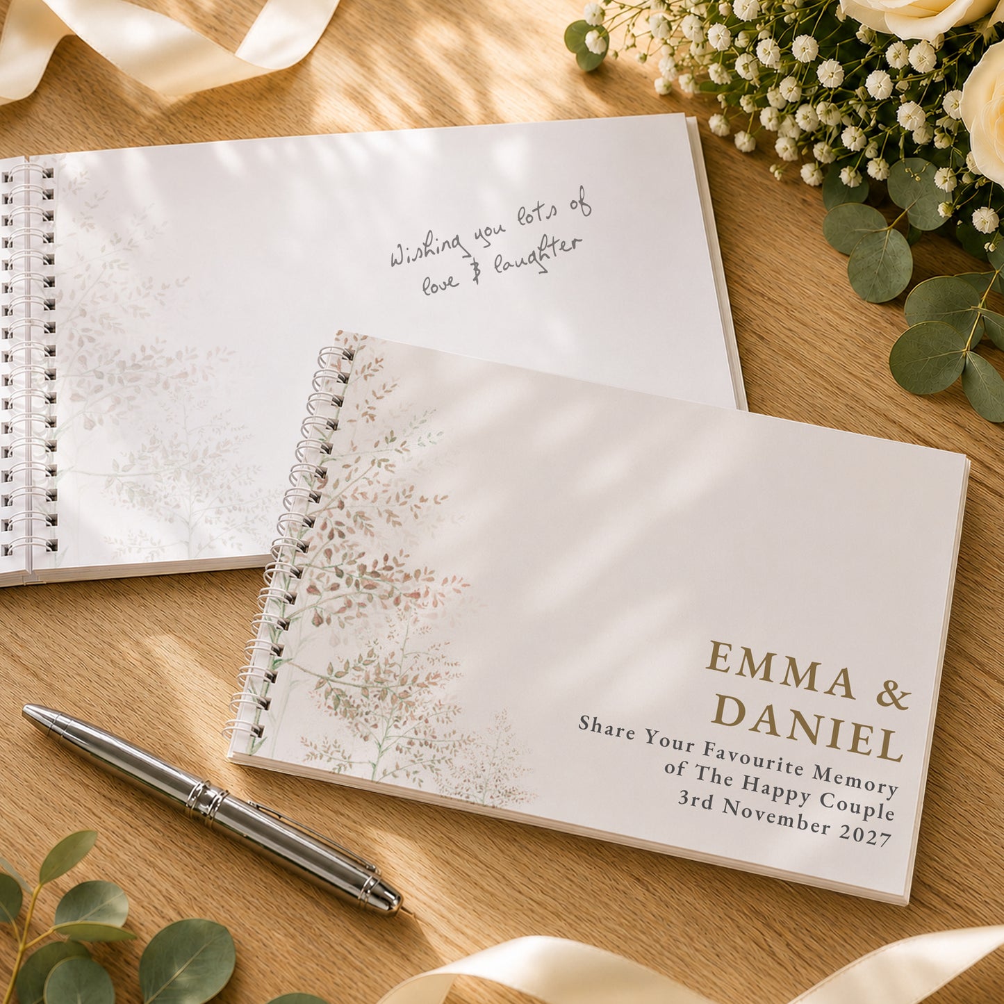 Personalised Pastel Tree Guest Book