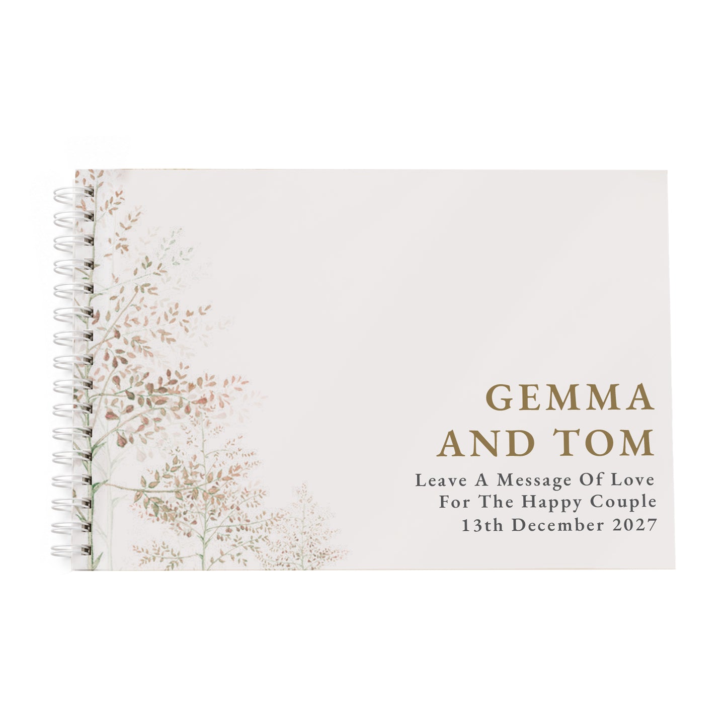 Personalised Pastel Tree Guest Book