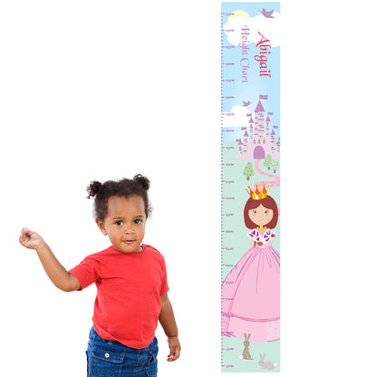 Personalised Fairy Tale Princess Height Chart