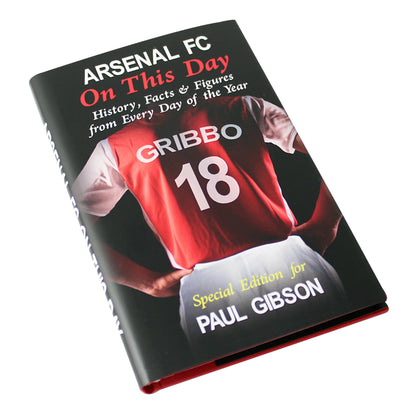 Personalised Arsenal On This Day Book