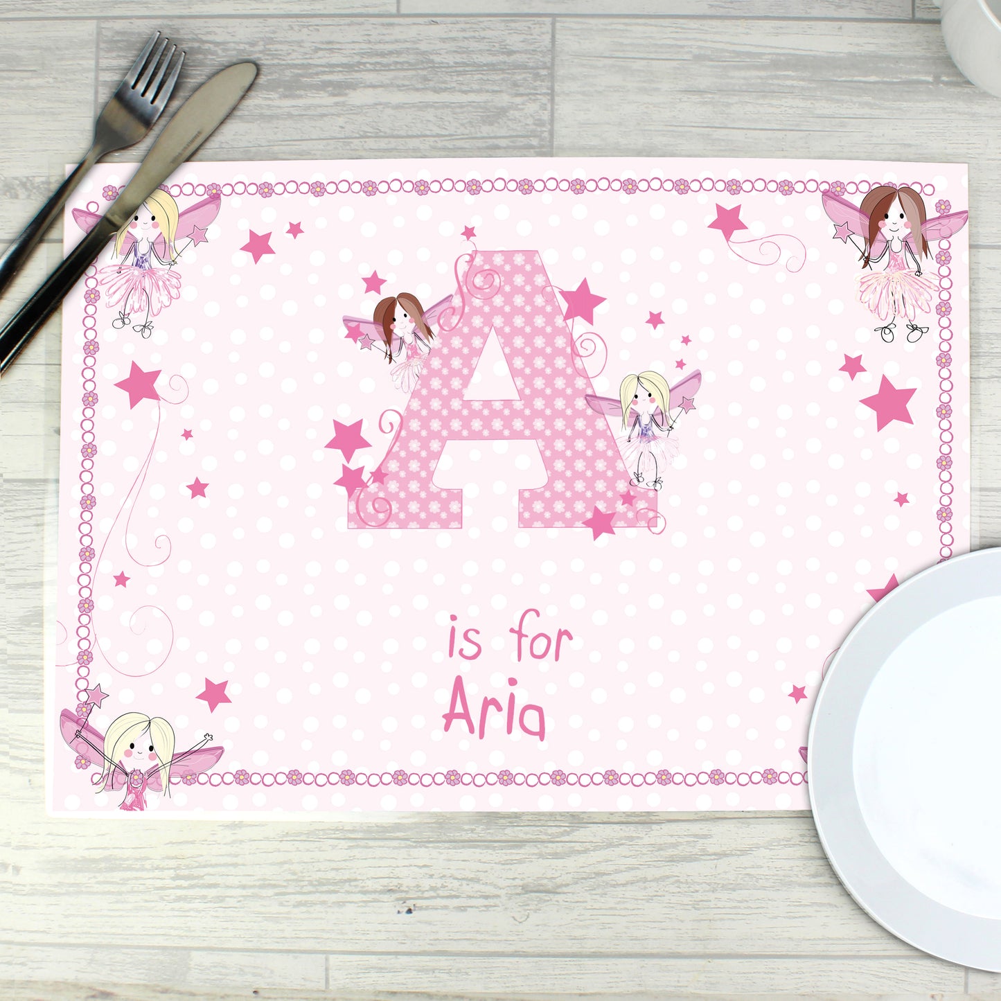 Personalised Fairy Placemat