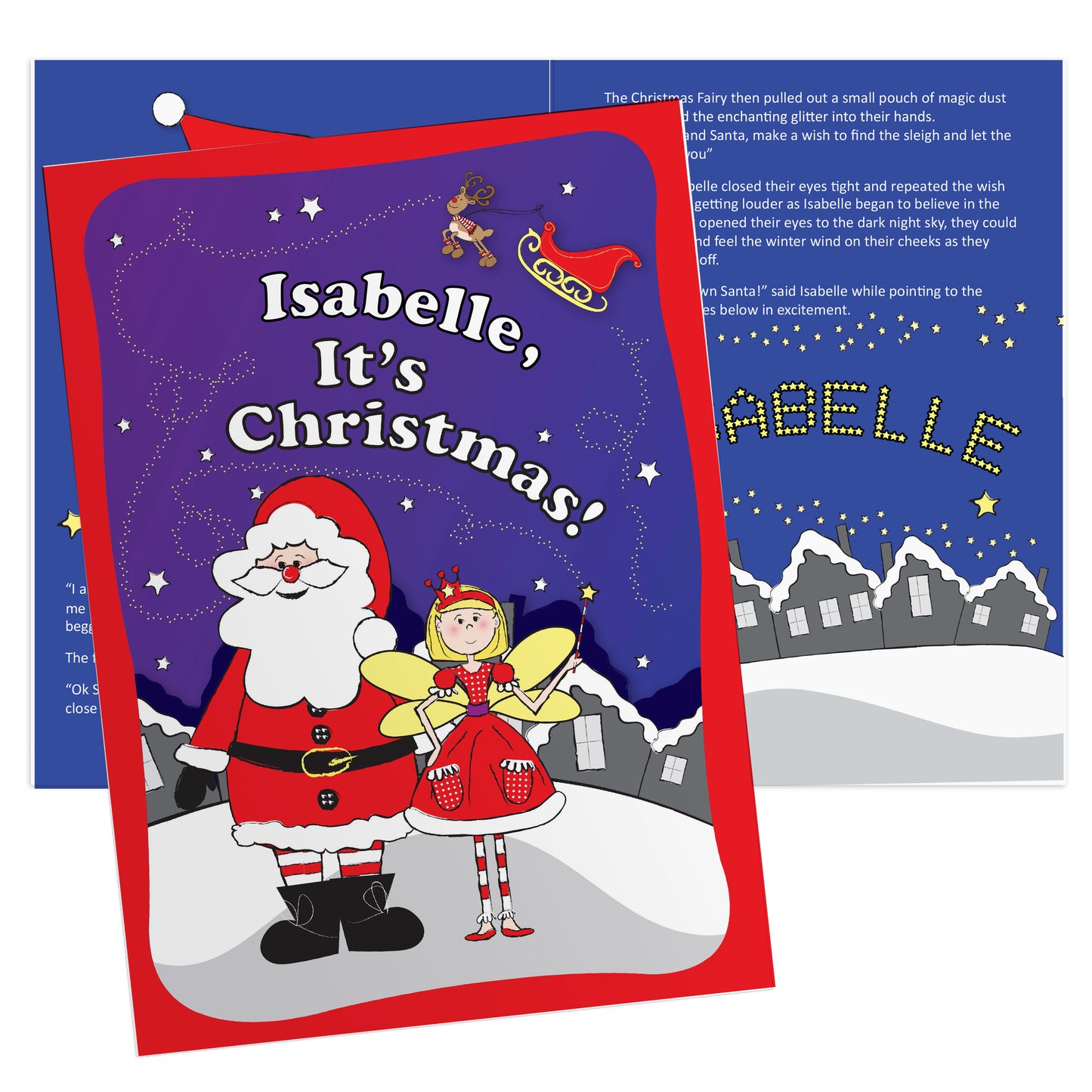 Personalised 'It's Christmas' Fairy Story Book