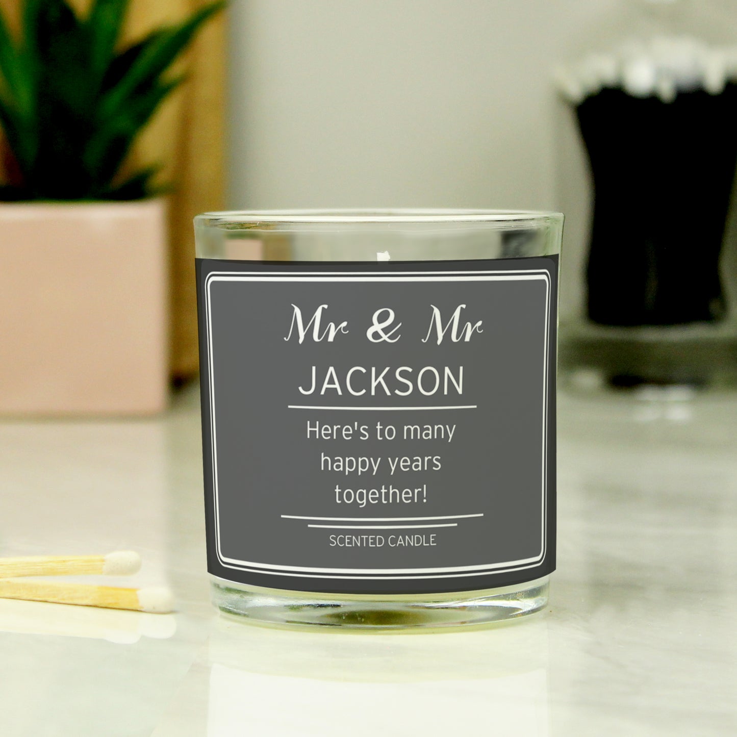 Personalised Classic Scented Jar Candle