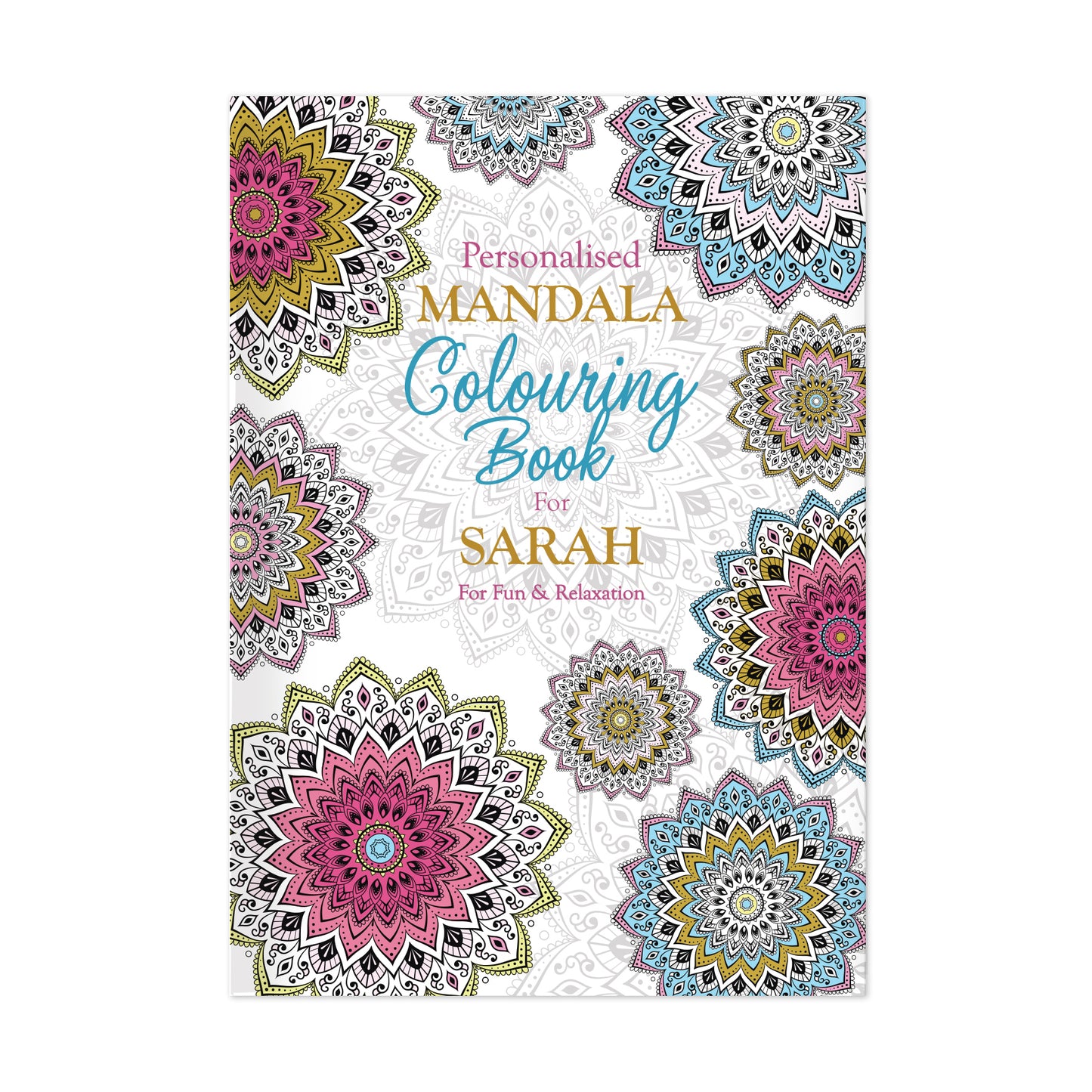 Personalised Mandala Colouring Book