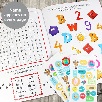 Personalised Activity Book with Stickers