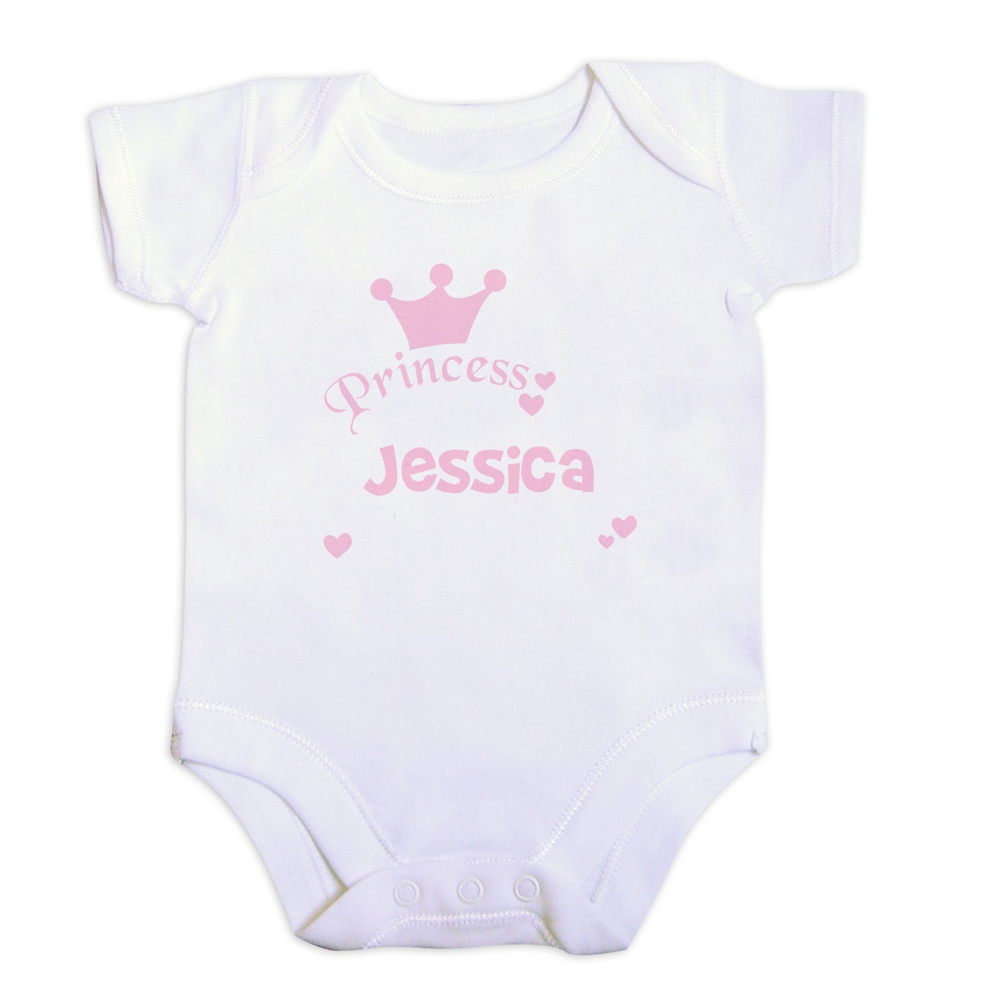 Personalised Princess Baby Vest