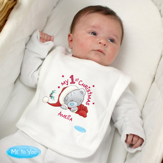 Personalised Me To You My 1st Christmas Bib