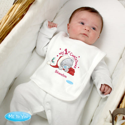 Personalised Me To You My 1st Christmas Bib