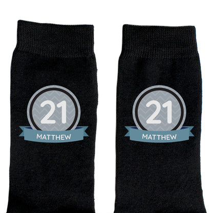 Personalised Birthday Men's Socks