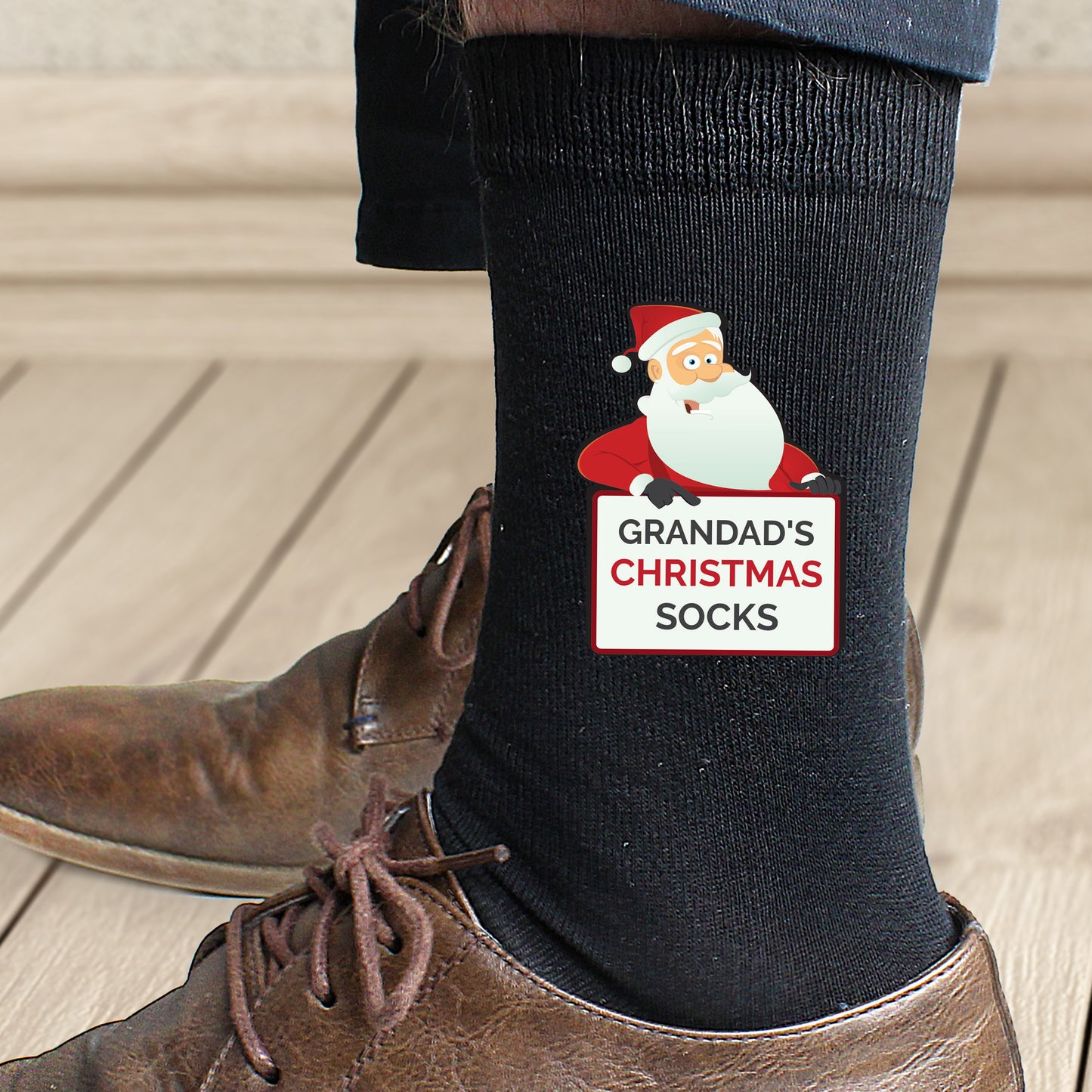 Personalised Santa Claus Christmas Socks