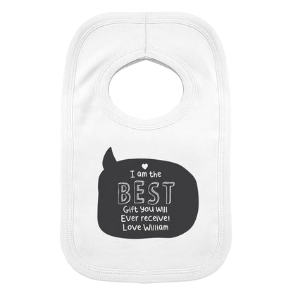 Personalised Speech Bubble Bib