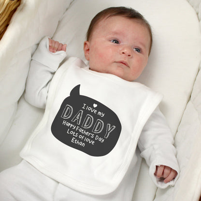 Personalised Speech Bubble Bib