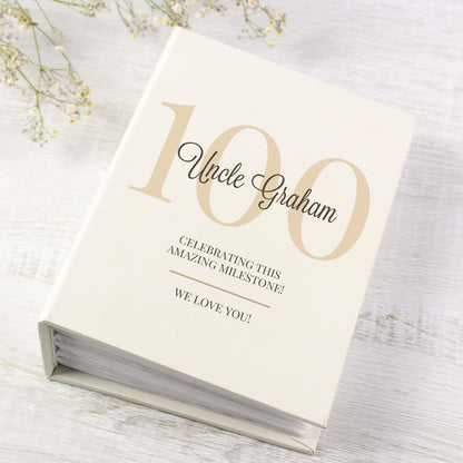 Personalised Big Birthday 6x4 Photo Album with Sleeves