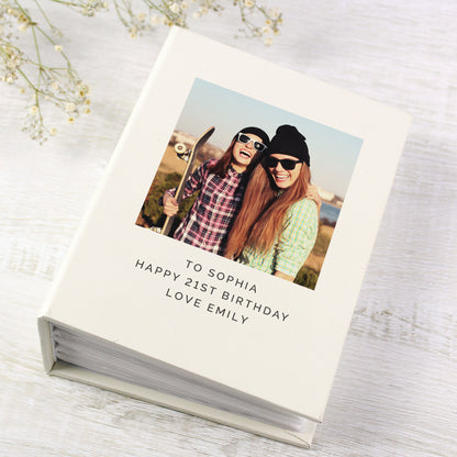 Personalised Photo Upload 6x4 Photo Album with Sleeves