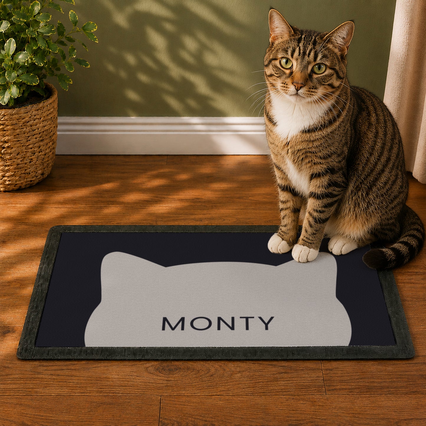 Personalised Cat Bowl Mat