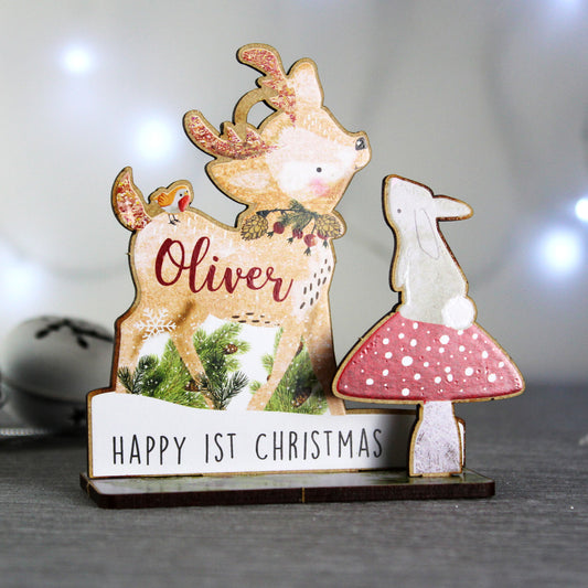 Personalised Make Your Own Festive Fawn 3D Decoration Kit