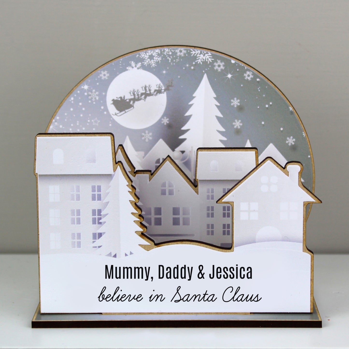 Personalised Make Your Own Town 3D Decoration Kit