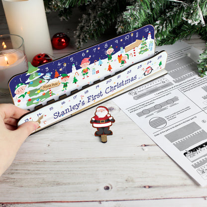 Personalised Make Your Own Santa Christmas Advent Countdown Kit