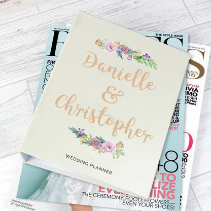 Personalised Floral Wedding Planner
