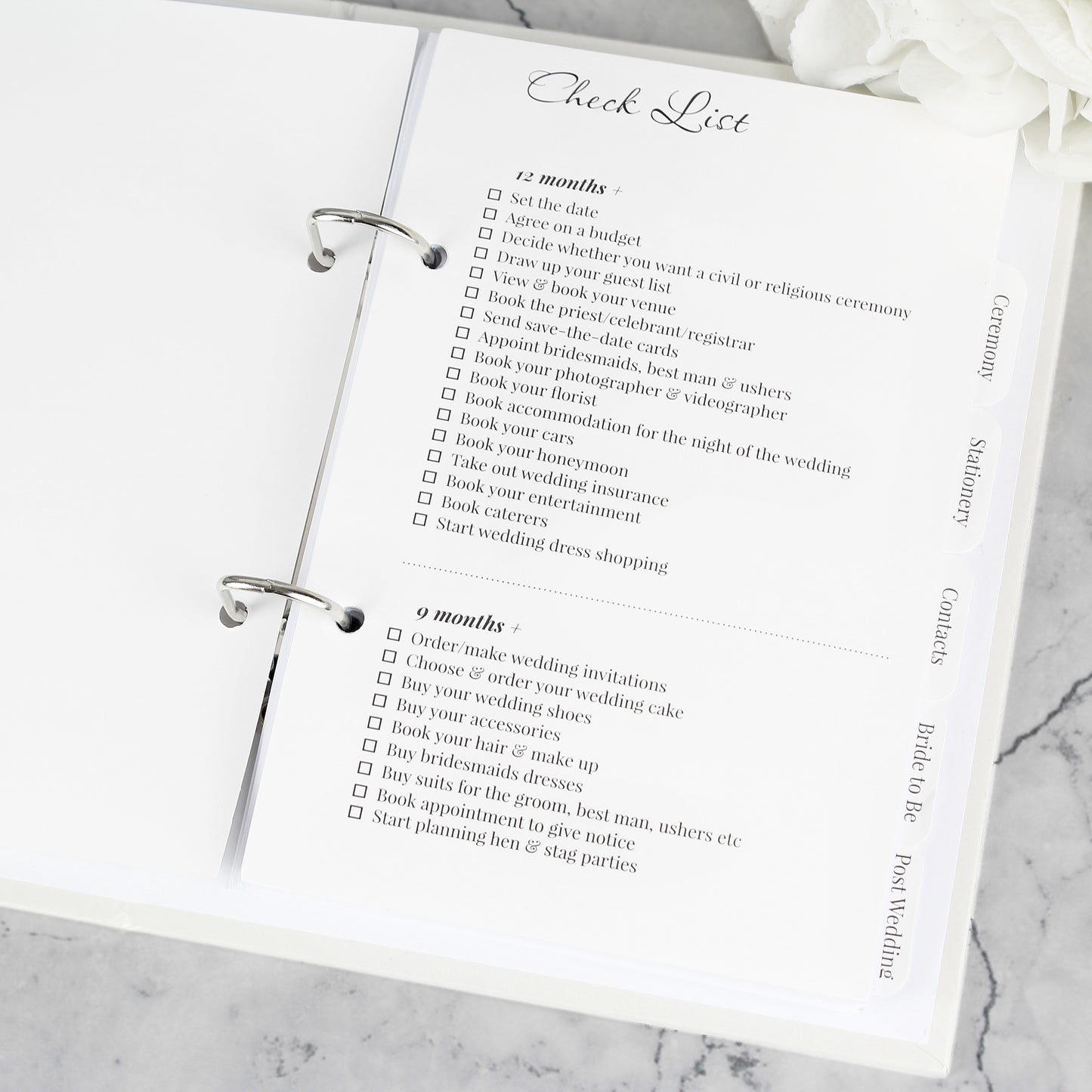 Personalised Happily Ever After Wedding Planner