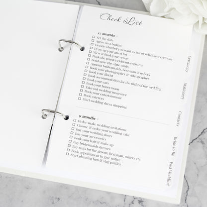 Personalised Happily Ever After Wedding Planner