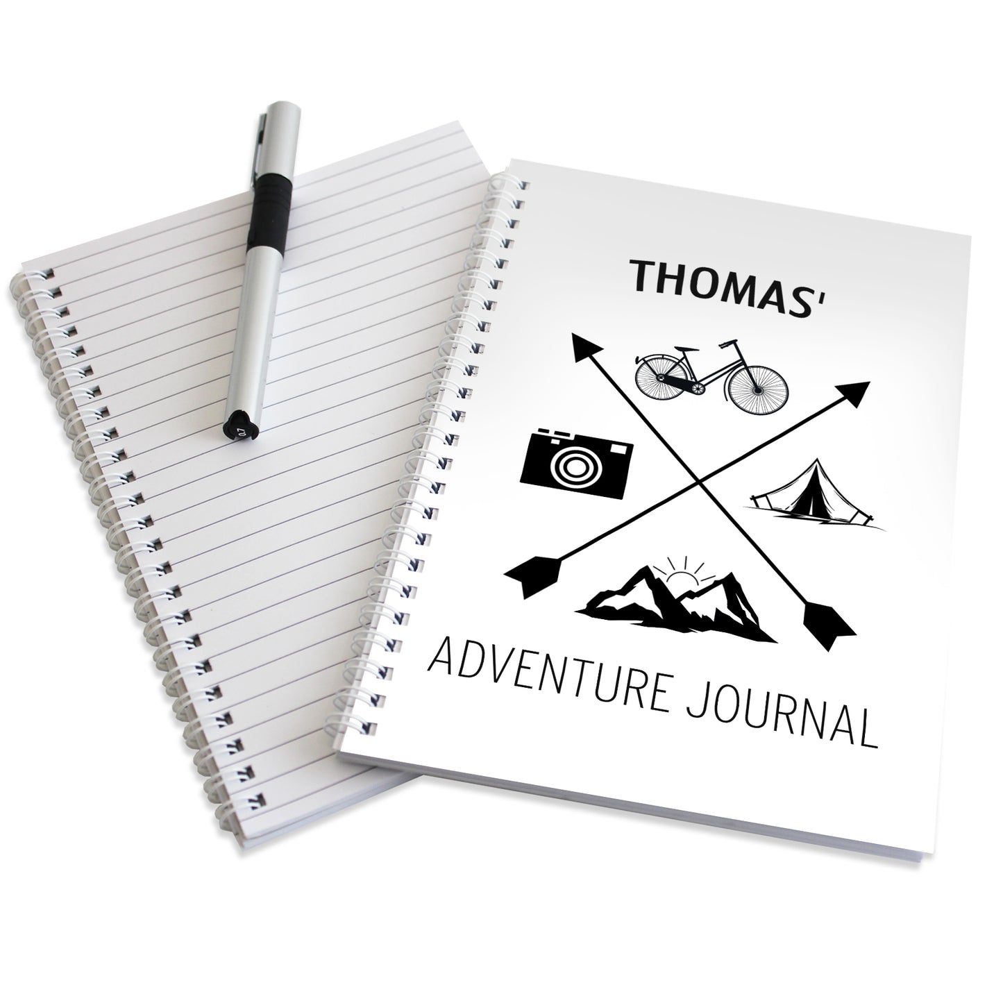 Personalised Adventure A5 Notebook