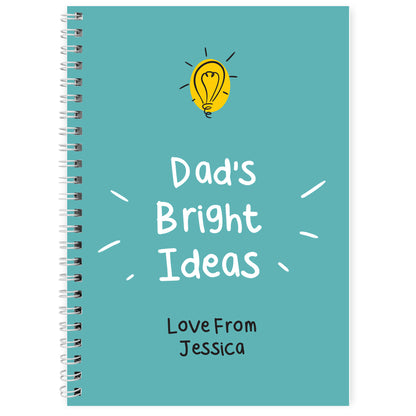 Personalised Bright Ideas A5 Notebook