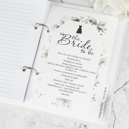 Personalised Botanical Wedding Planner