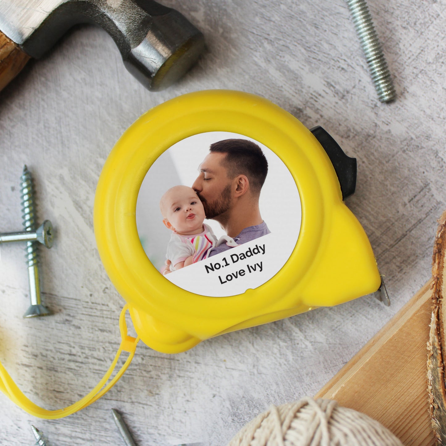 Personalised Photo Upload Tape Measure