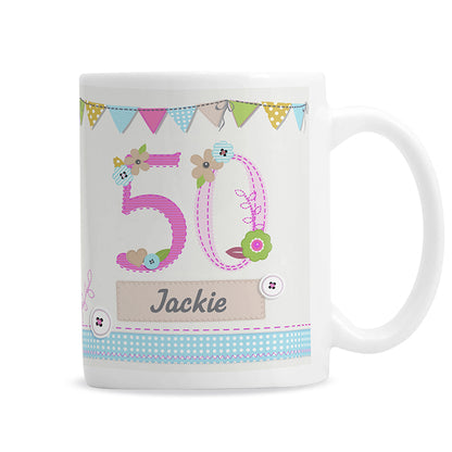 Personalised Birthday Craft Mug