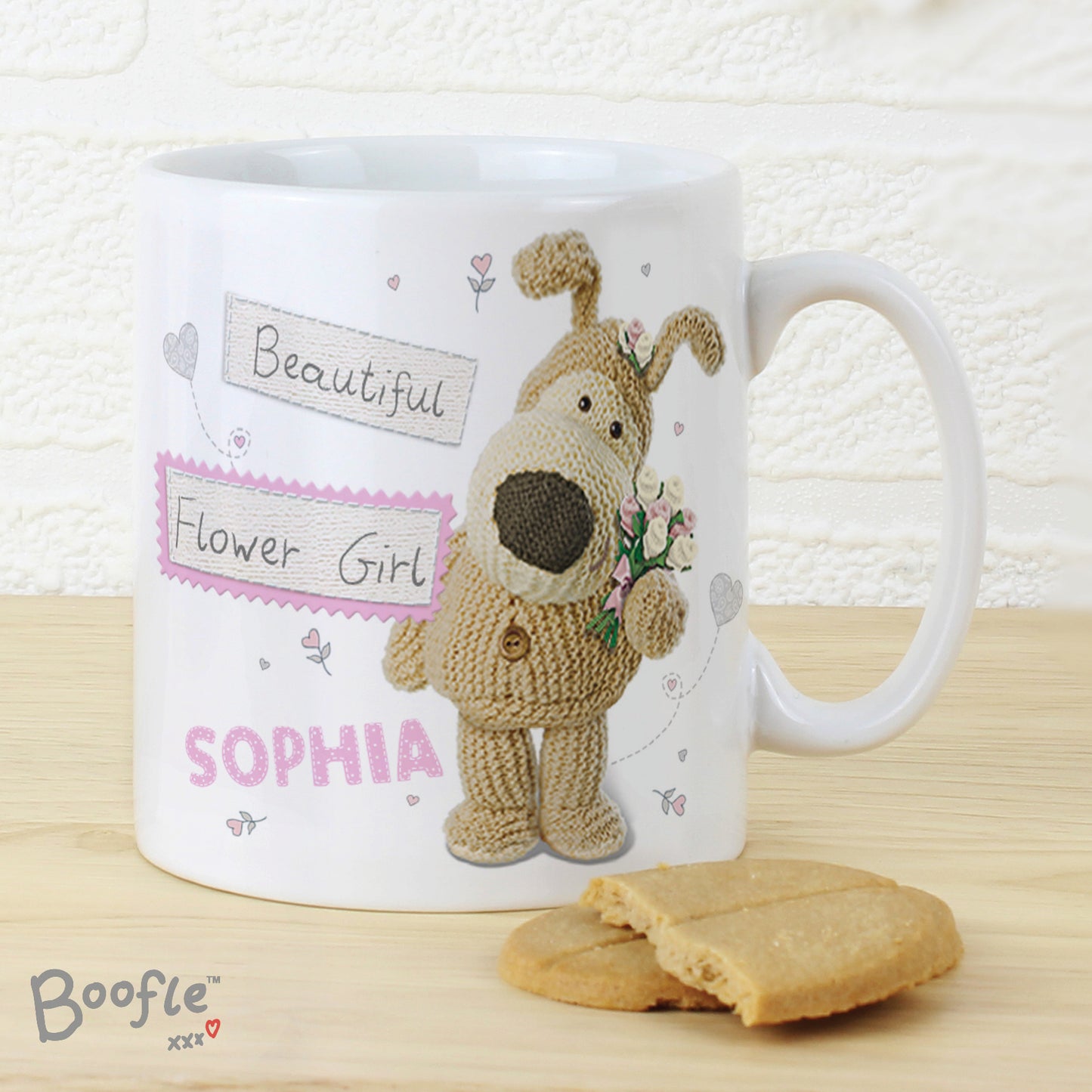 Personalised Boofle Female Wedding Mug