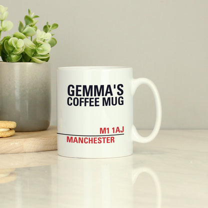 Personalised London Street Sign Mug