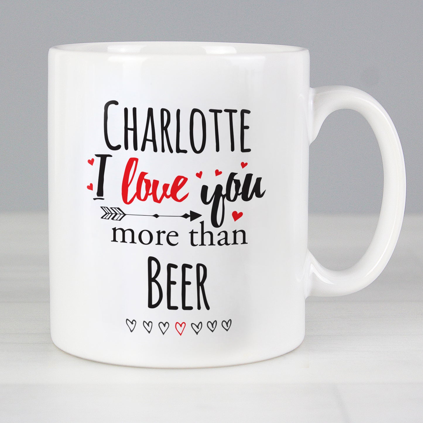 Personalised I Love You More Than... Mug