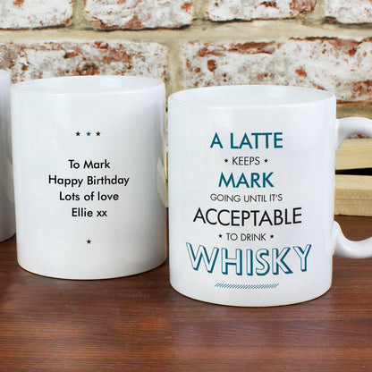 Personalised Acceptable To Drink Mug