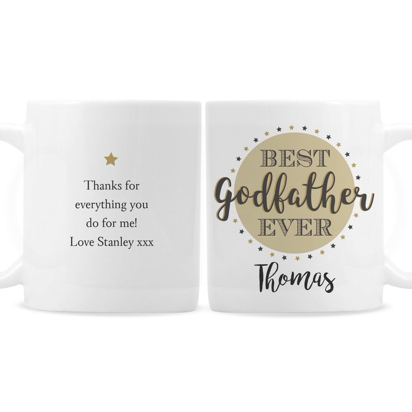 Personalised Best Godfather Mug