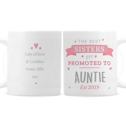 Personalised Pink Promoted To Mug