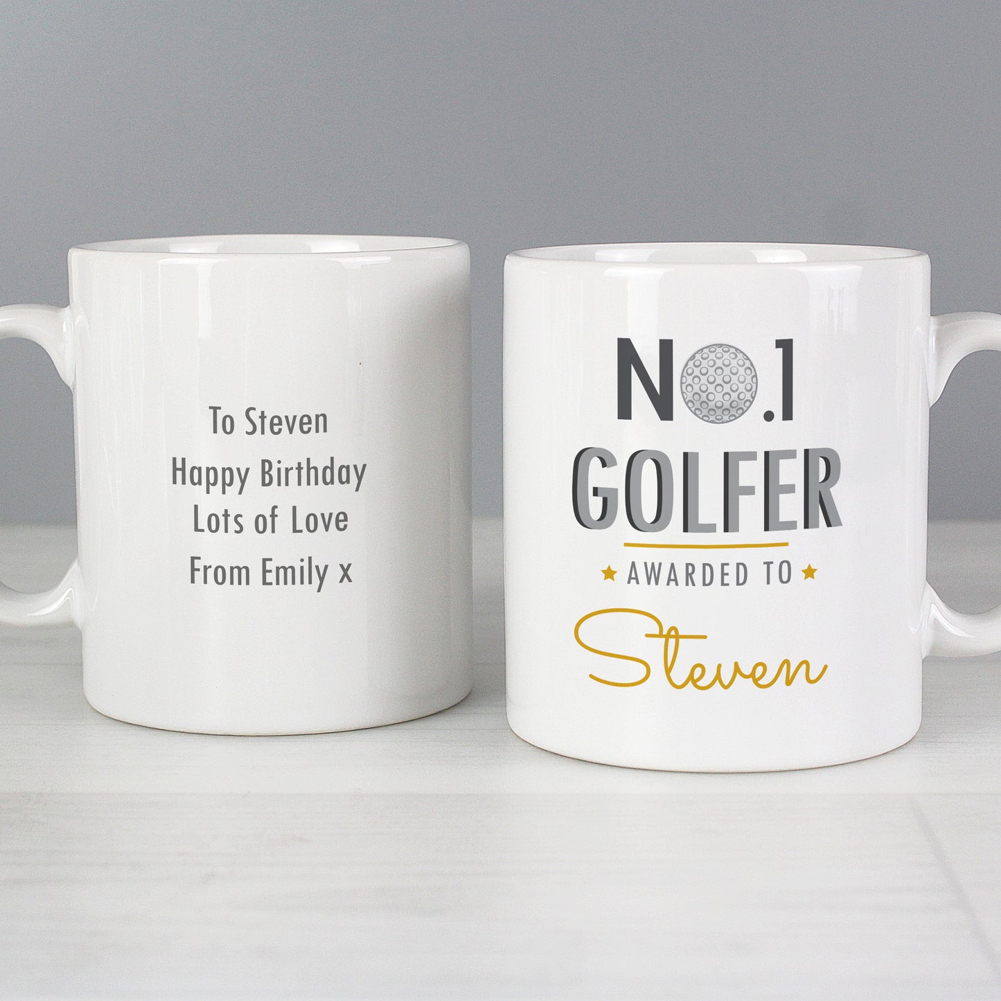 Personalised No.1 Golfer Mug