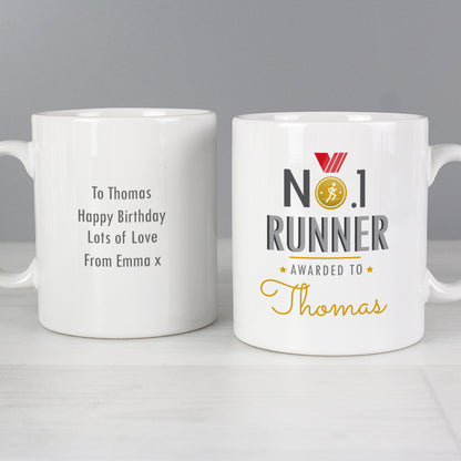 Personalised No.1 Runner Mug